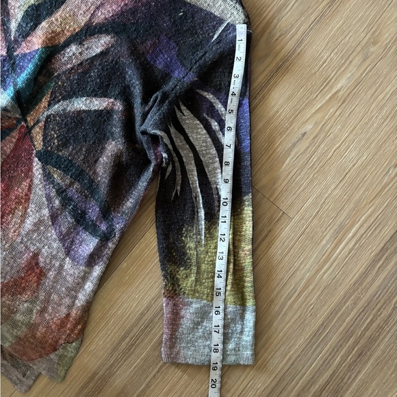 Jess & Jane Wind Ballad Sweater Knit Floral Colorful Women M 90s Grunge Boho USA - Picture 7 of 11